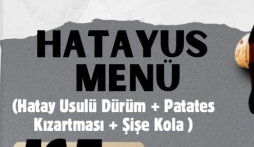 HATAYUS MENÜ  | 165,00